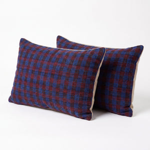 Turkish Rug Pillow Cover Set of 2 | 16'' x 24'' - left angle