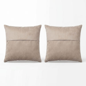 Turkish Rug Pillow Cover Set of 2 | 20'' x 20'' - back with hidden zipper