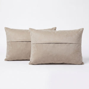 Turkish Rug Pillow Cover Set of 2 | 16'' x 24'' - back with hidden zipper