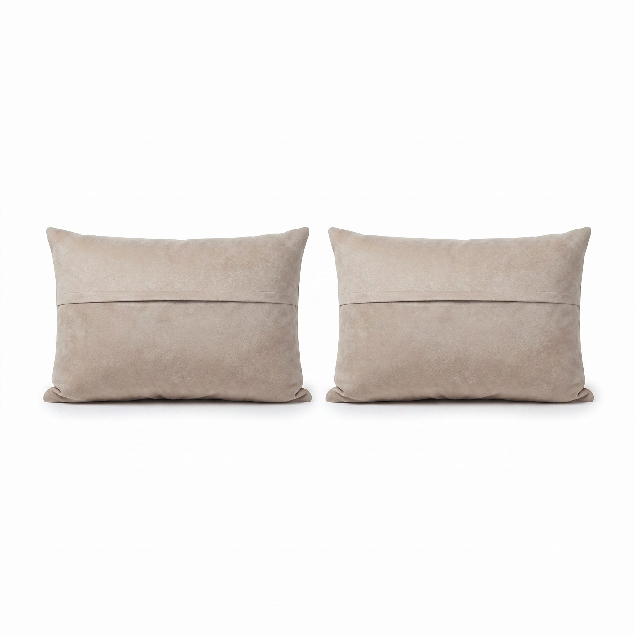Turkish Rug Pillow Cover Set of 2 | 16'' x 24'' - back with hidden zipper