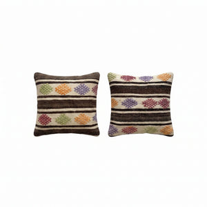 Turkish Rug Pillow Cover Set of 2 | 19'' x 20'' - front view