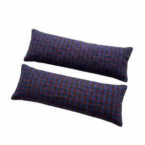 Turkish Rug Bedding Pillow Cover Set of 2 | 16'' x 46'' - left angle