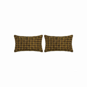 Turkish Rug Pillow Cover Set of 2 | 16'' x 24'' - front view