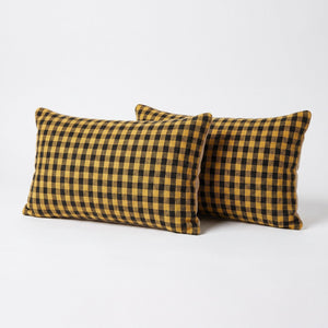 Turkish Rug Pillow Cover Set of 2 | 16'' x 24'' - left angle