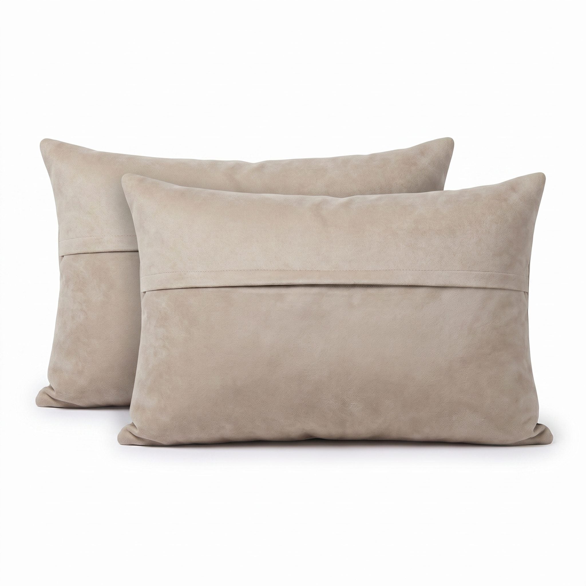 Turkish Rug Pillow Cover Set of 2 | 16'' x 24'' - back with hidden zipper