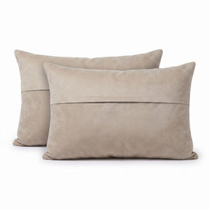 Turkish Rug Pillow Cover Set of 2 | 16'' x 24'' - back with hidden zipper