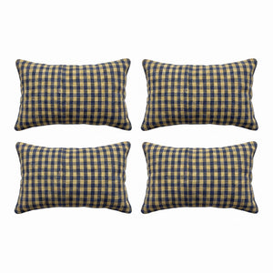 Turkish Rug Pillow Cover Set of 4 | 15'' x 24'' - front view