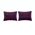 Turkish Rug Pillow Cover Set of 2 | 15'' x 23'' - front view