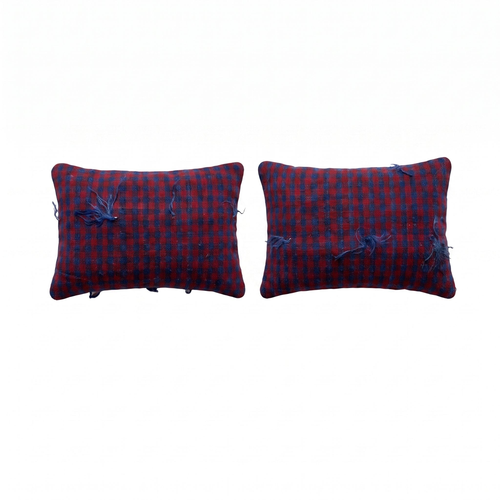 Turkish Rug Pillow Cover Set of 2 | 15'' x 23'' - front view