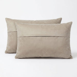 Turkish Rug Pillow Cover Set of 2 | 15'' x 23'' - back with hidden zipper