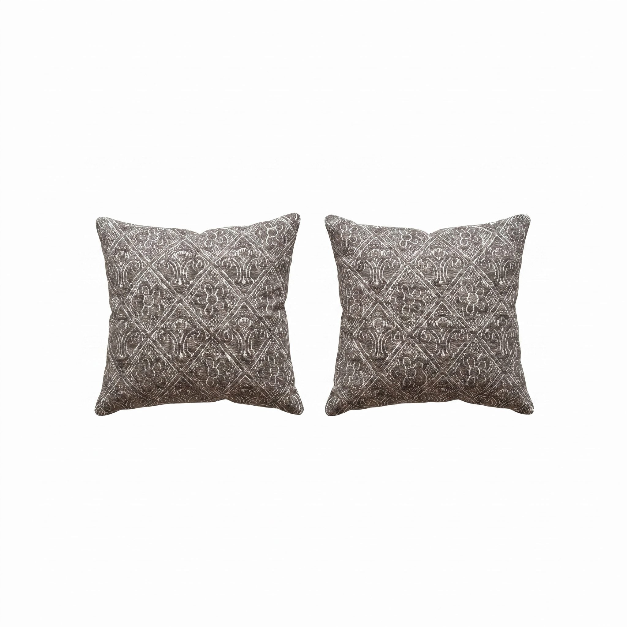 Turkish Rug Pillow Cover Set of 2 | 24'' x 24'' - front view