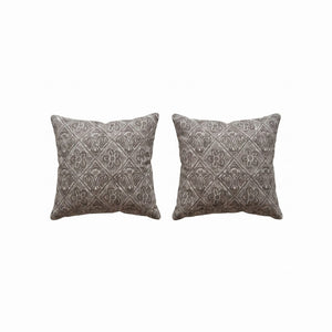Turkish Rug Pillow Cover Set of 2 | 24'' x 24'' - front view
