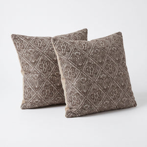 Turkish Rug Pillow Cover Set of 2 | 24'' x 24'' - right angle