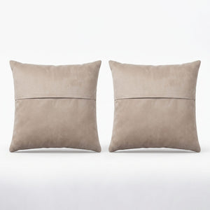 Turkish Rug Pillow Cover Set of 2 | 24'' x 24'' - back with hidden zipper
