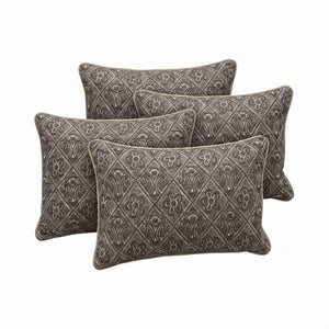 Turkish Rug Pillow Cover Set of 4 | 16'' x 24'' - right angle