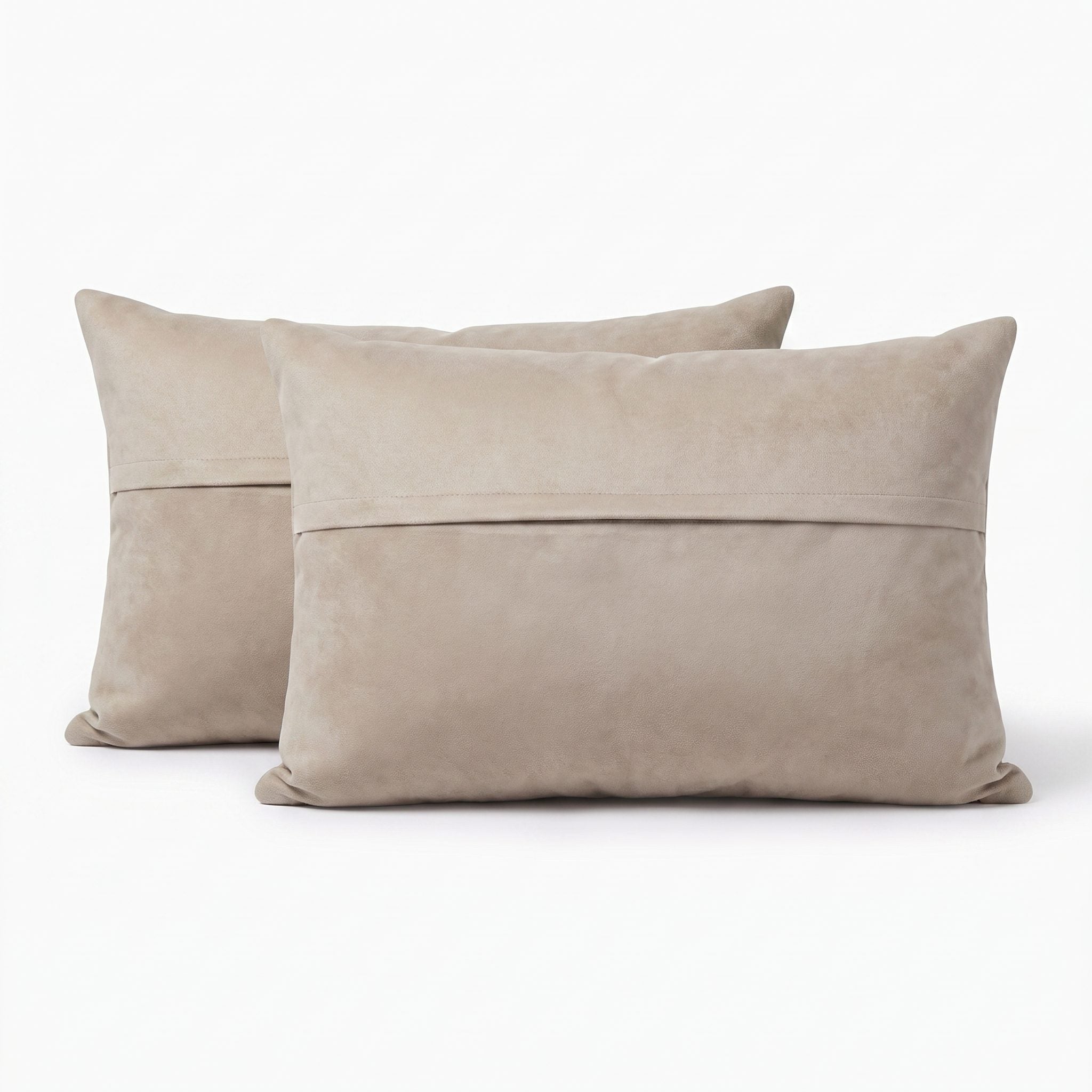 Turkish Rug Pillow Cover Set of 2 | 16'' x 24'' - back with hidden zipper