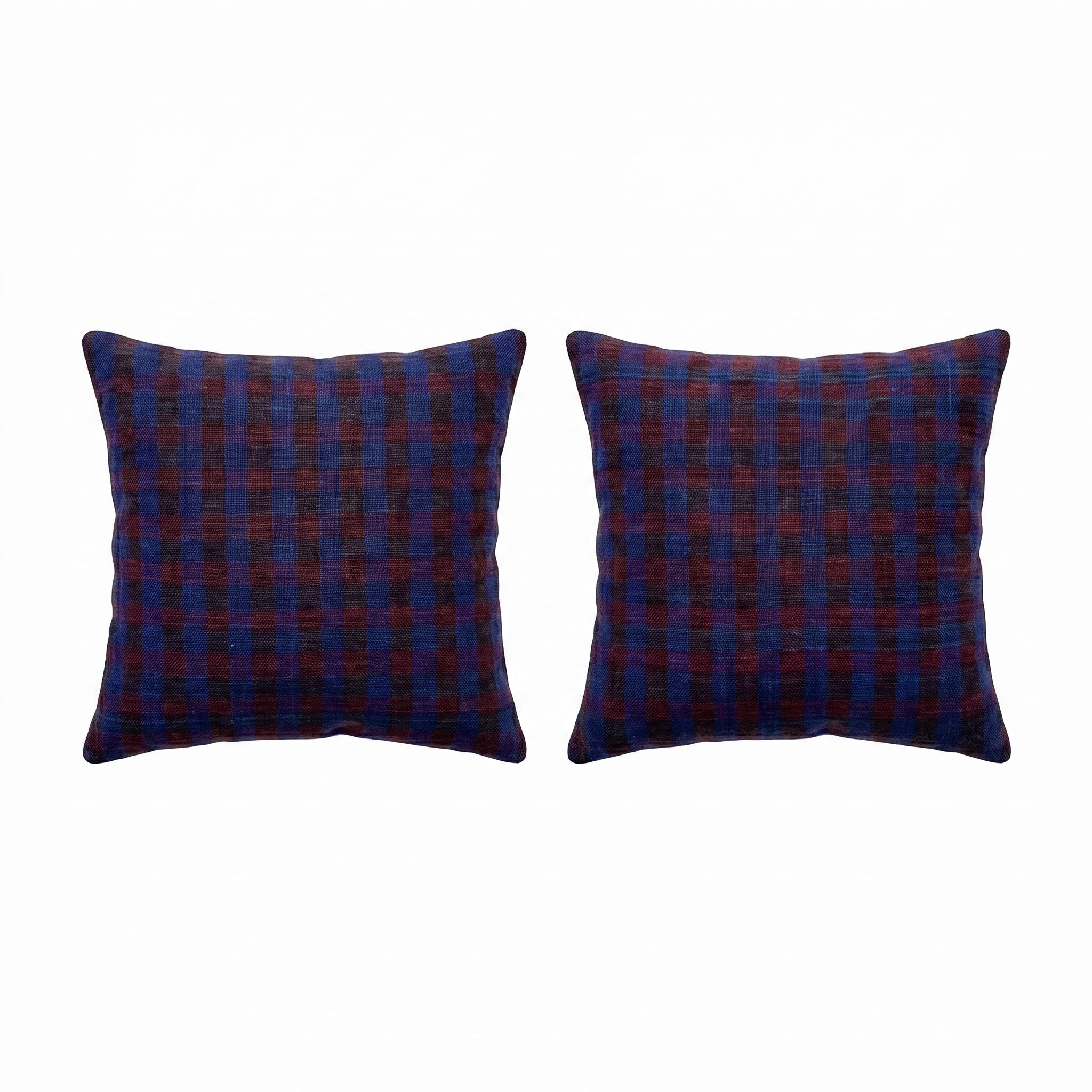 Turkish Rug Pillow Cover Set of 2 | 19'' x 19'' - front view