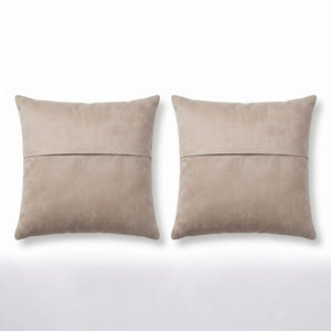 Turkish Rug Pillow Cover Set of 2 | 19'' x 19'' - back with hidden zipper