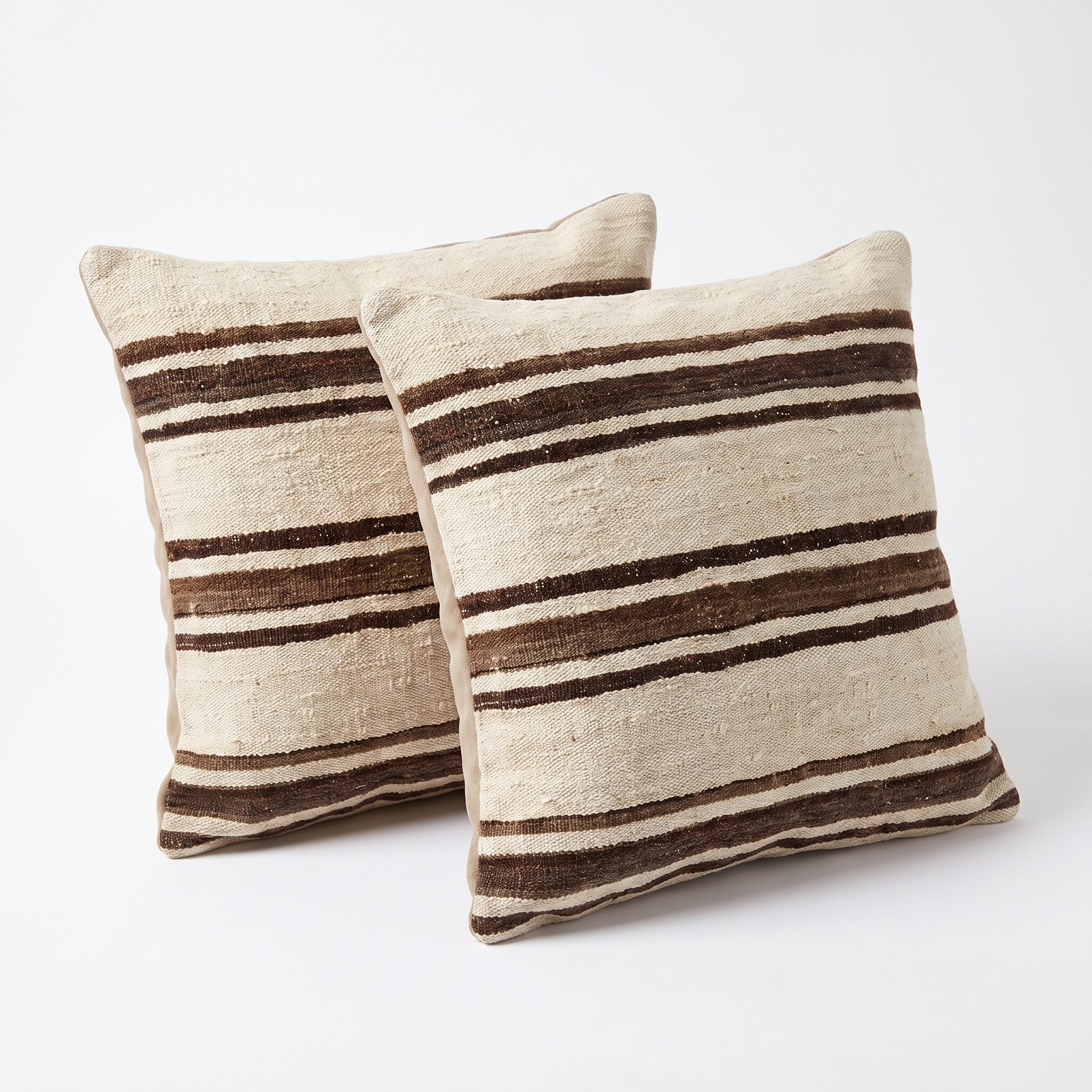 Turkish Rug Pillow Cover Set of 2 | 19'' x 19'' - right angle
