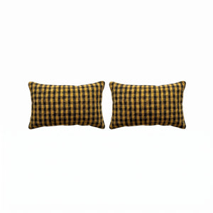 Turkish Rug Pillow Cover Set of 2 | 16'' x 24'' - front view