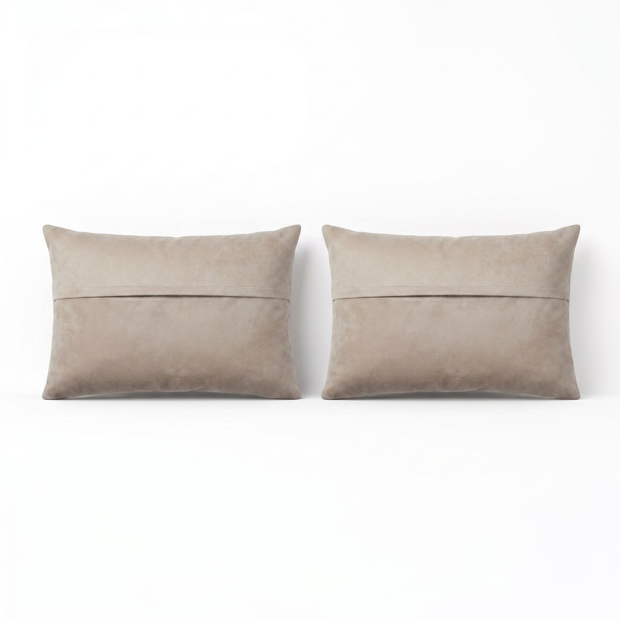 Turkish Rug Pillow Cover Set of 2 | 16'' x 24'' - back with hidden zipper