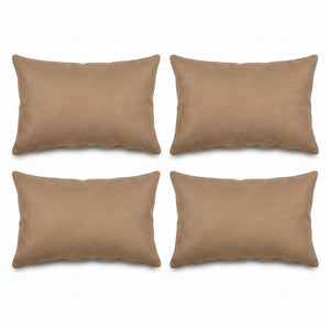 Turkish Kilim Pillow Cover Set of 4 | 16'' x 24'' - back with hidden zipper
