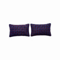 Turkish Rug Pillow Cover Set of 2 | 16'' x 24'' - front view
