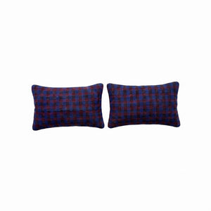 Turkish Rug Pillow Cover Set of 2 | 16'' x 24'' - front view