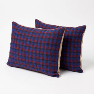 Turkish Rug Pillow Cover Set of 2 | 16'' x 24'' - left angle