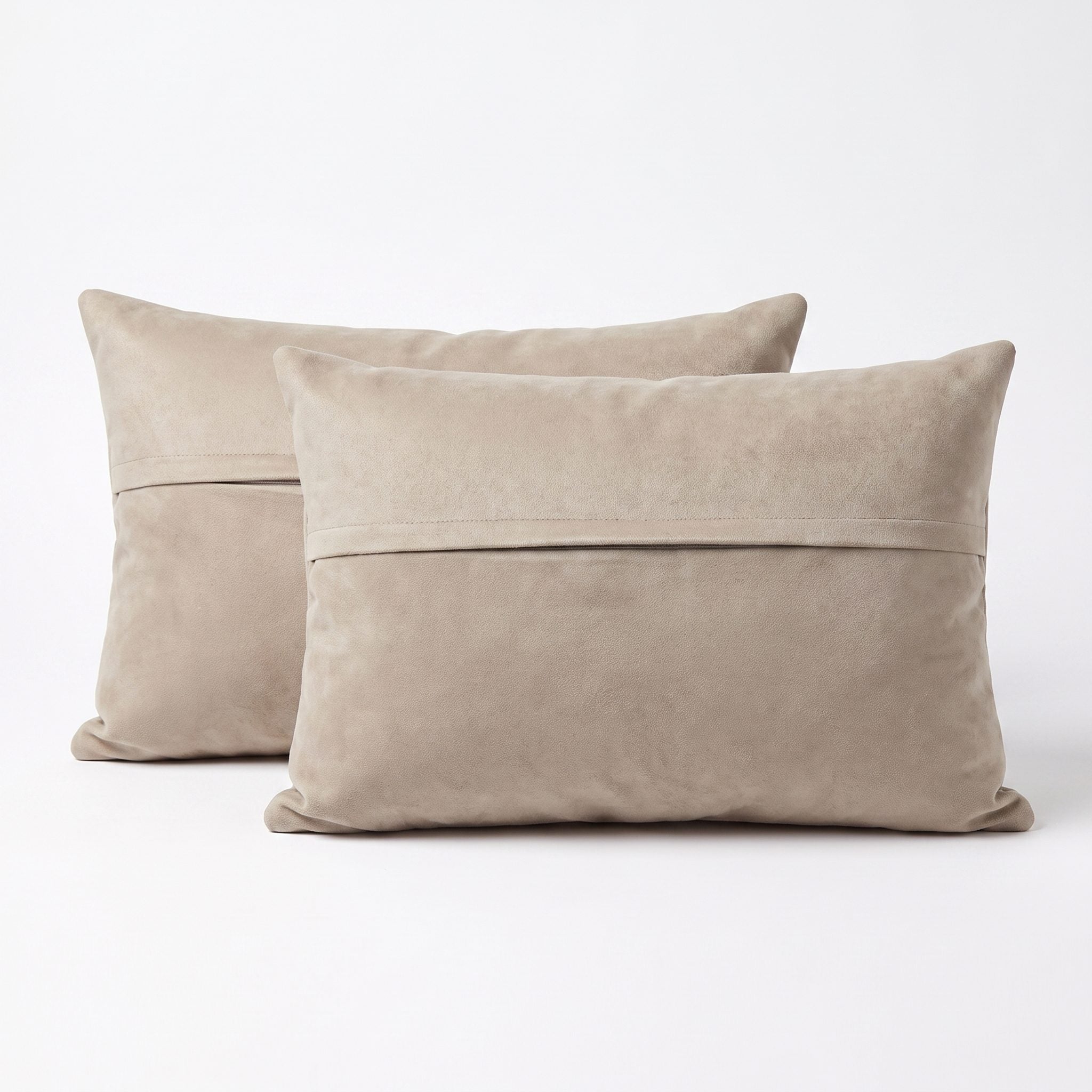 Turkish Rug Pillow Cover Set of 2 | 16'' x 24'' - back with hidden zipper