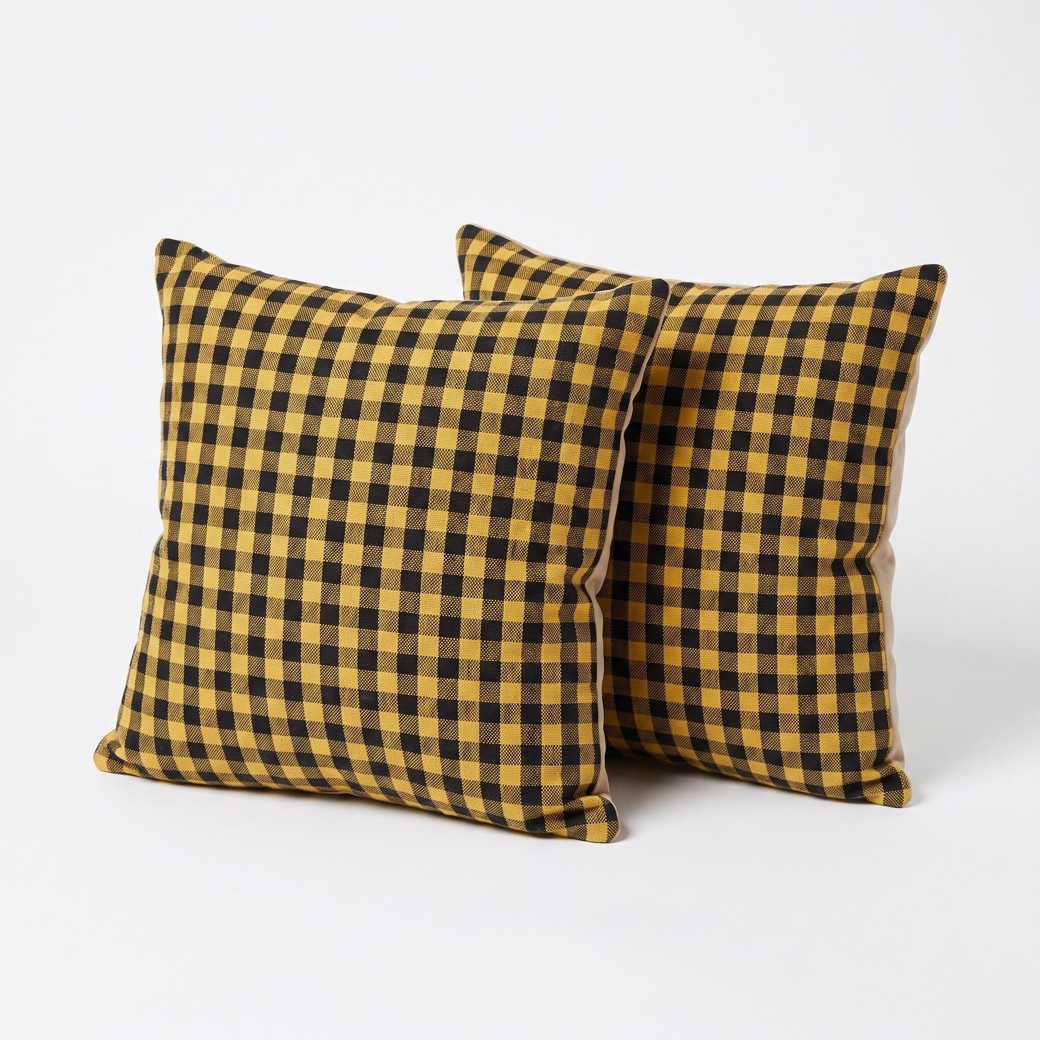 Turkish Rug Pillow Cover Set of 2 | 16'' x 16'' - left angle