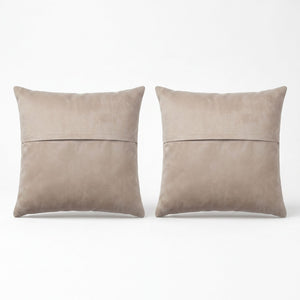 Turkish Rug Pillow Cover Set of 2 | 16'' x 16'' - back with hidden zipper