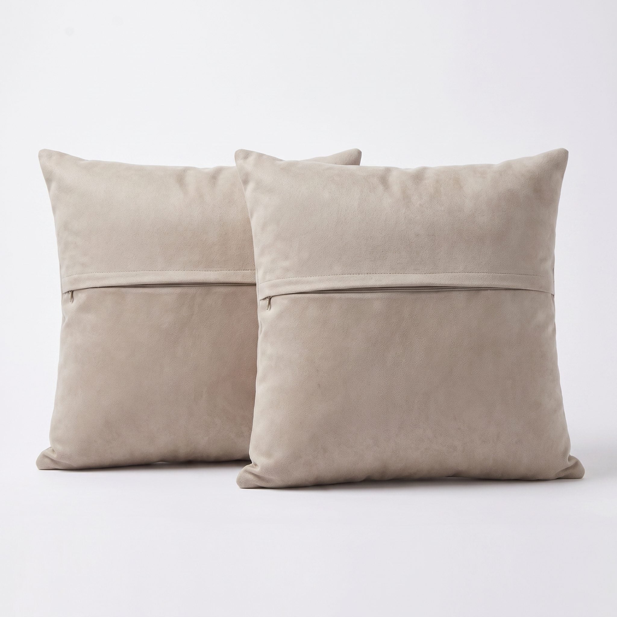 Turkish Rug Pillow Cover Set of 2 | 15'' x 16'' - back with hidden zipper
