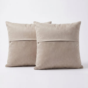 Turkish Rug Pillow Cover Set of 2 | 15'' x 16'' - back with hidden zipper