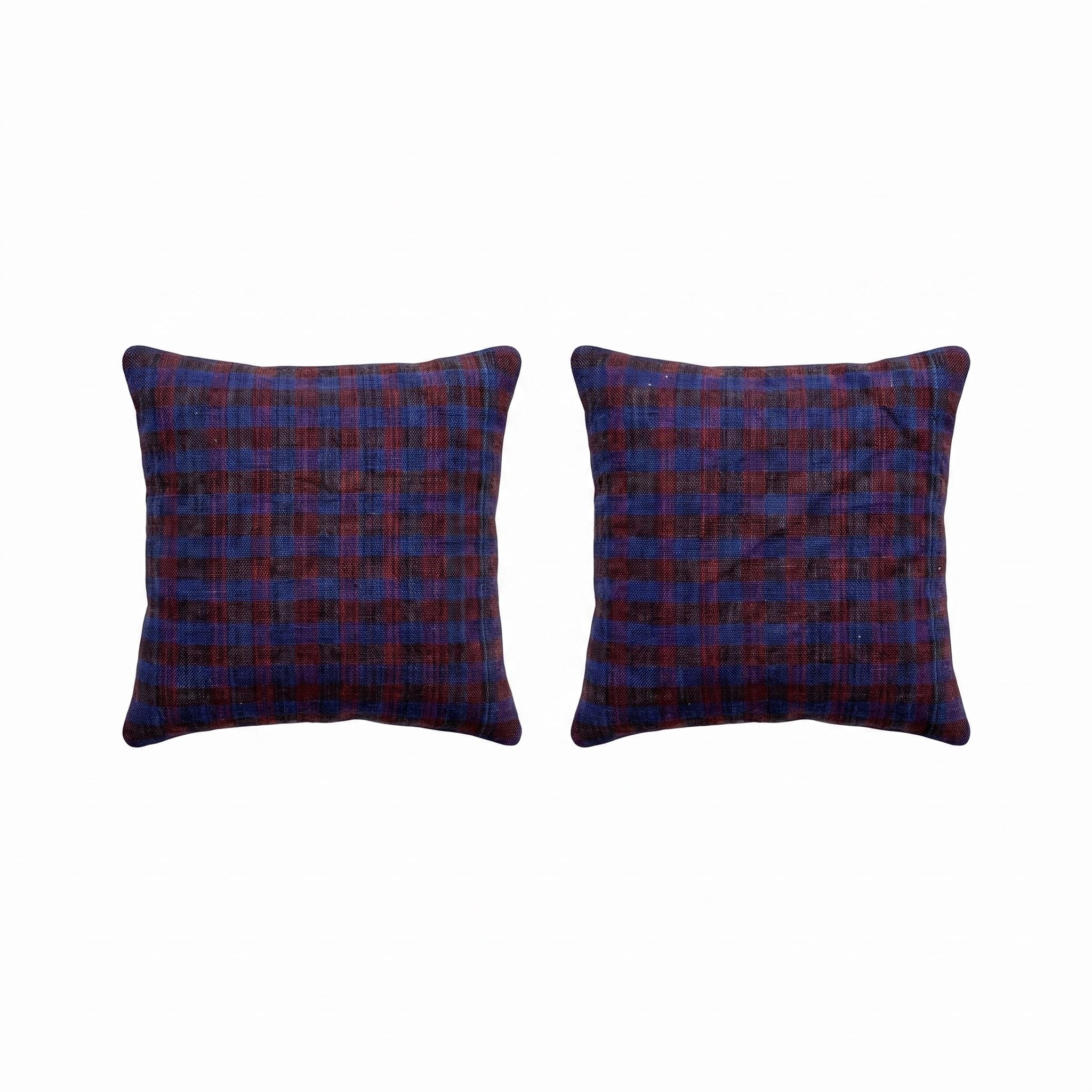 Turkish Rug Pillow Cover Set of 2 | 18'' x 20'' - front view