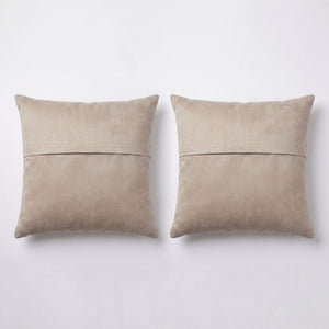 Turkish Rug Pillow Cover Set of 2 | 18'' x 20'' - back with hidden zipper