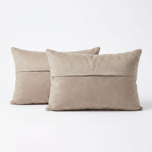 Turkish Rug Pillow Cover Set of 2 | 16'' x 24'' - back with hidden zipper