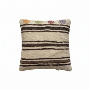 Turkish Rug Pillow Cover | 23'' x 23'' - front view