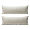Turkish Kilim Bedding Pillow Cover Set of 2 | 16'' x 49'' - front view