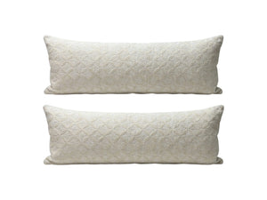 Turkish Kilim Bedding Pillow Cover Set of 2 | 16'' x 49'' - front view
