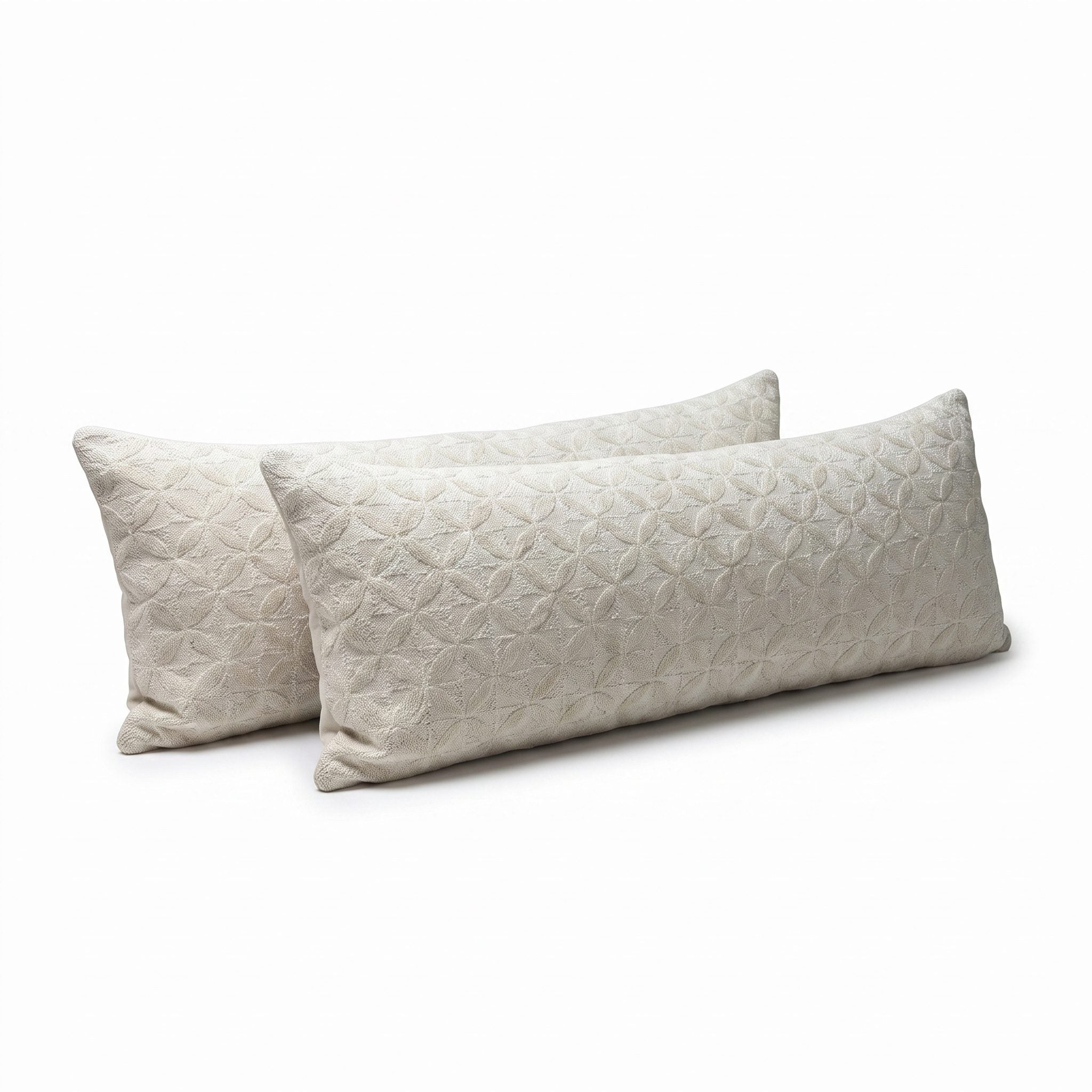 Turkish Kilim Bedding Pillow Cover Set of 2 | 16'' x 49'' - left angle