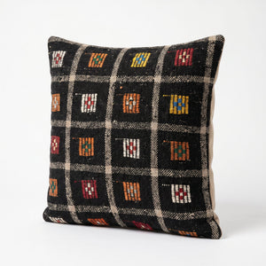 Turkish Rug Pillow Cover | 19'' x 20'' - right angle