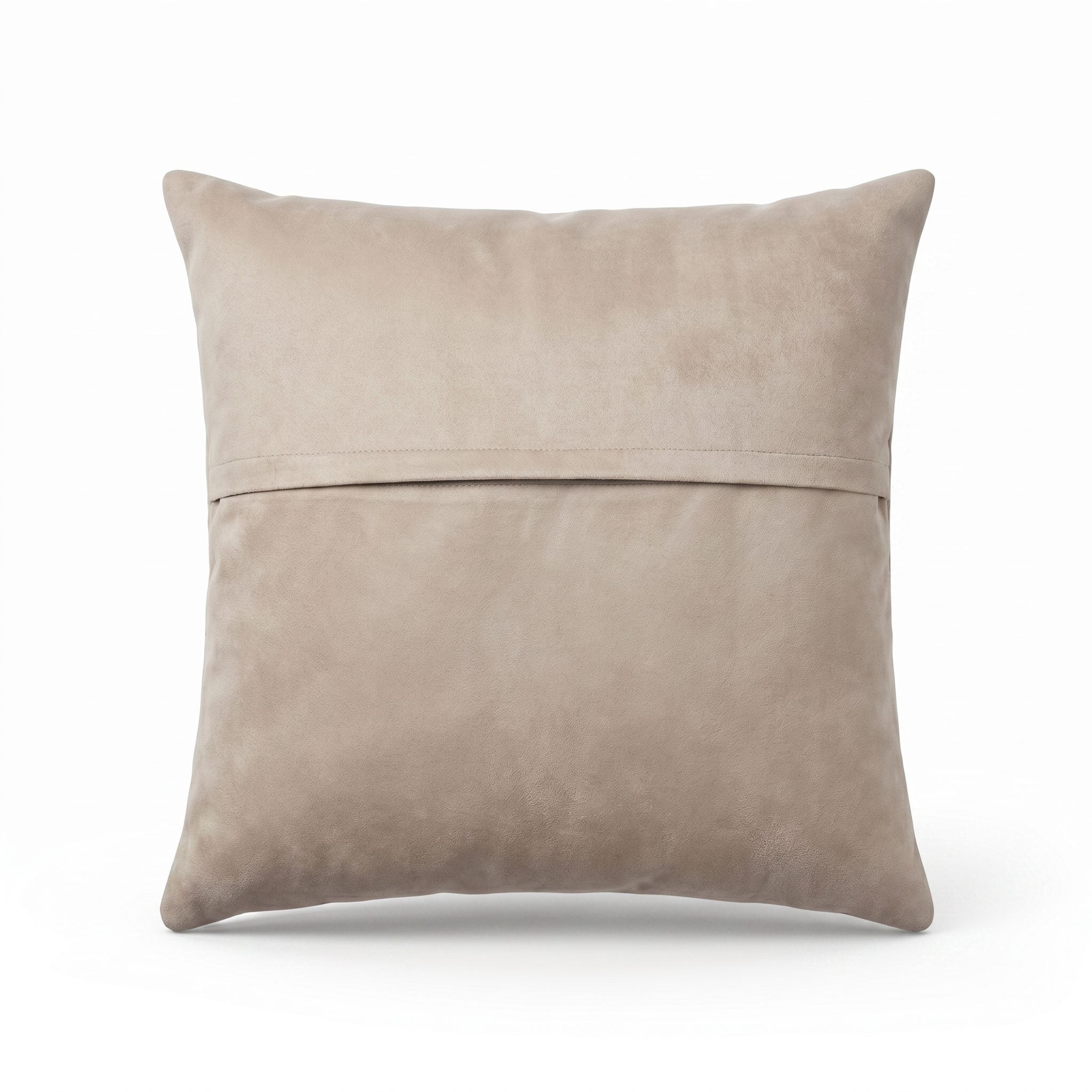 Turkish Rug Pillow Cover | 19'' x 20'' - back with hidden zipper
