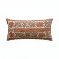 Uzbek Suzani Bedding Pillow Cover | 13'' x 27'' - front view