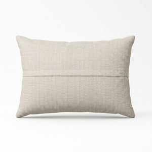 Uzbek Suzani Bedding Pillow Cover | 13'' x 27'' - back with hidden zipper