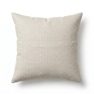 Uzbek Suzani Pillow Cover | 24'' x 21'' - back with hidden zipper
