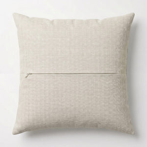 Uzbek Suzani Pillow Cover | 18'' x 18'' - back with hidden zipper