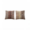 Turkish Rug Pillow Cover Set of 2 | 24'' x 24'' - front view