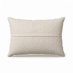 Uzbek Suzani Pillow Cover | 16'' x 24'' - back with hidden zipper