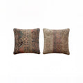 Turkish Rug Pillow Cover Set of 2 | 24'' x 24'' - front view